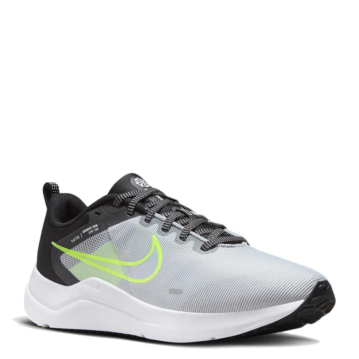 Men`s Nike Downshifter 12 Running Shoe DD9293-002 Black/grey Mesh