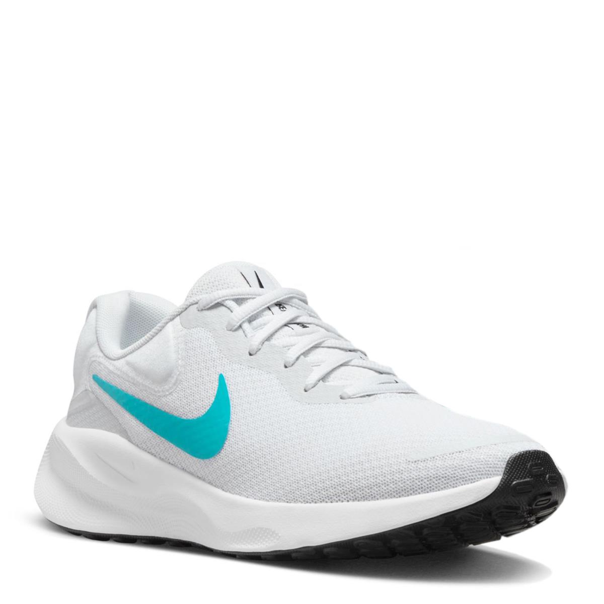 Women`s Nike Revolution 7 Running Shoe FB2208-008 Grey/blue Mesh - Grey/Blue