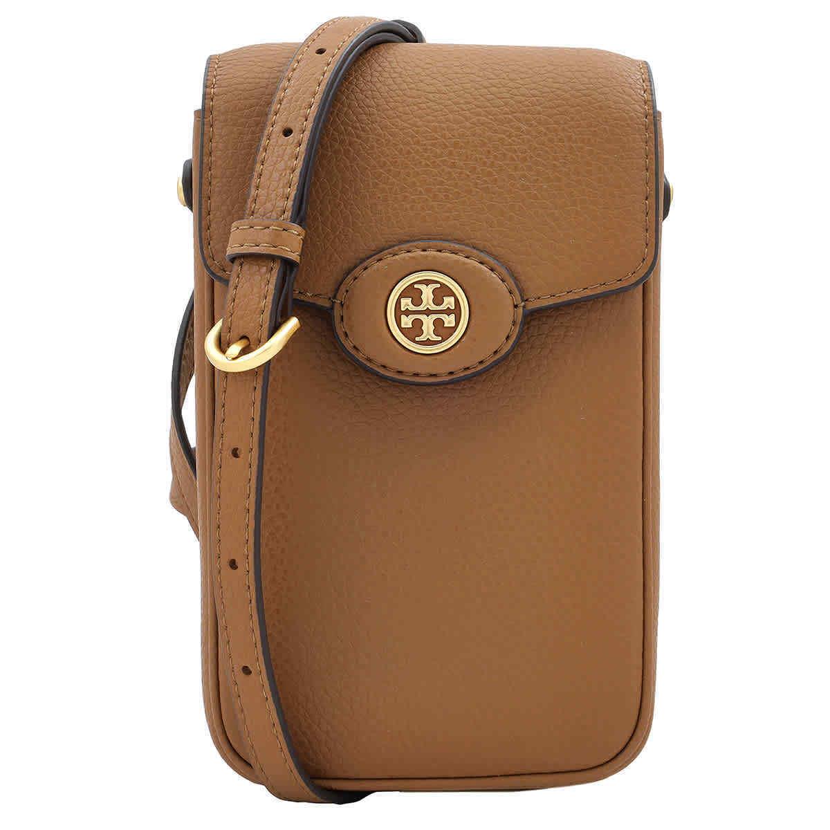 Tory Burch Pebbled Leather Robinson Phone Crossbody 156748-202