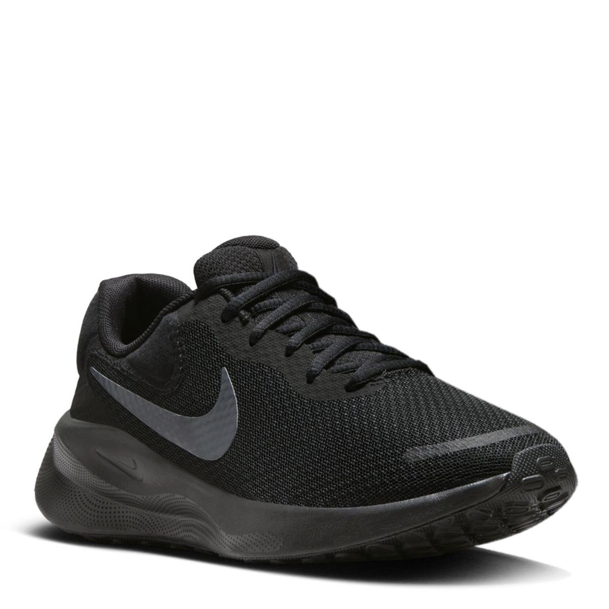 Women`s Nike Revolution 7 Running Shoe FB2208-002 Black/black Mesh - Black/Black