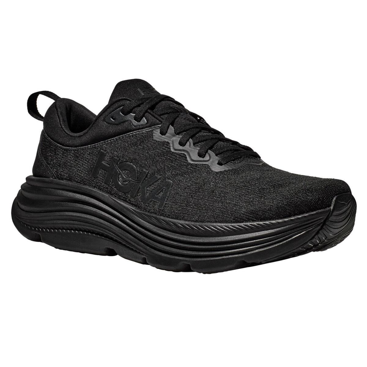 Men Hoka Gaviota 5 Running Shoes 1127929 Black Black