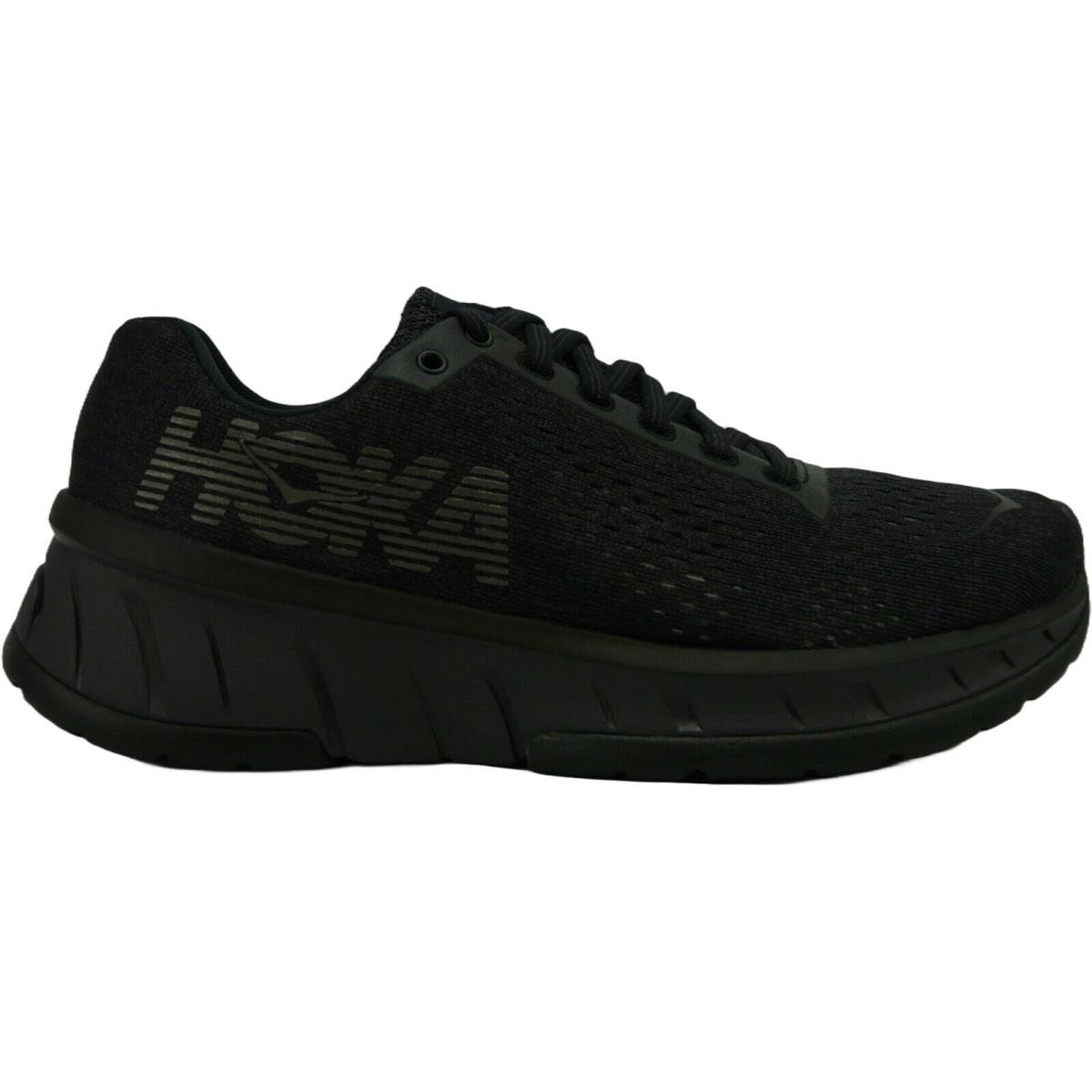 Hoka One Women`s Cavu Black/nine Iron Ankle-high Mesh Running Shoe - 5.5M