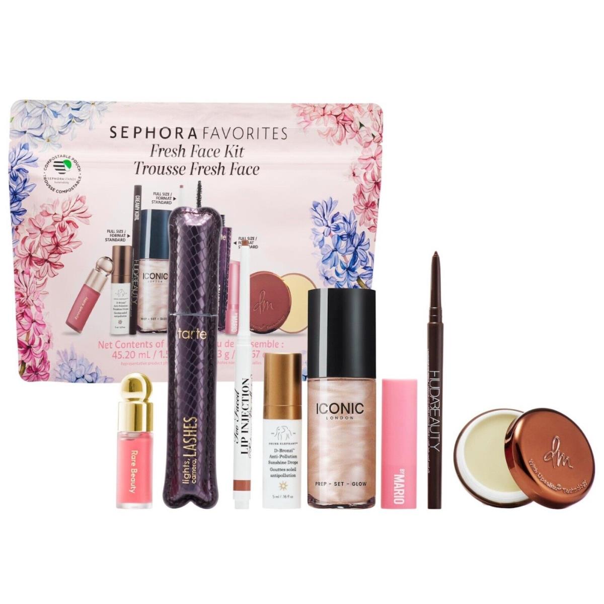 Sephora Favorites Fresh Face Kit Makeup Gift Set 8 Piece Limited Edition