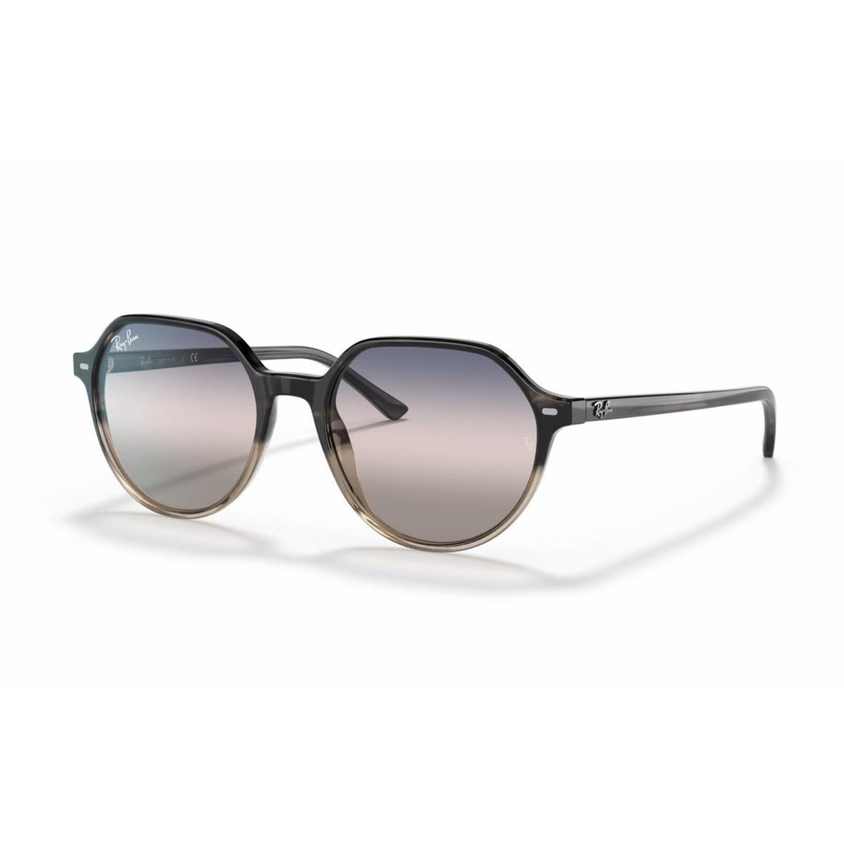 Ray Ban Sunglasses Thalia RB2195 1326/GE Gradient Grey Havana Gradient Grey 53m - Frame: Grey Havana, Lens: Gray