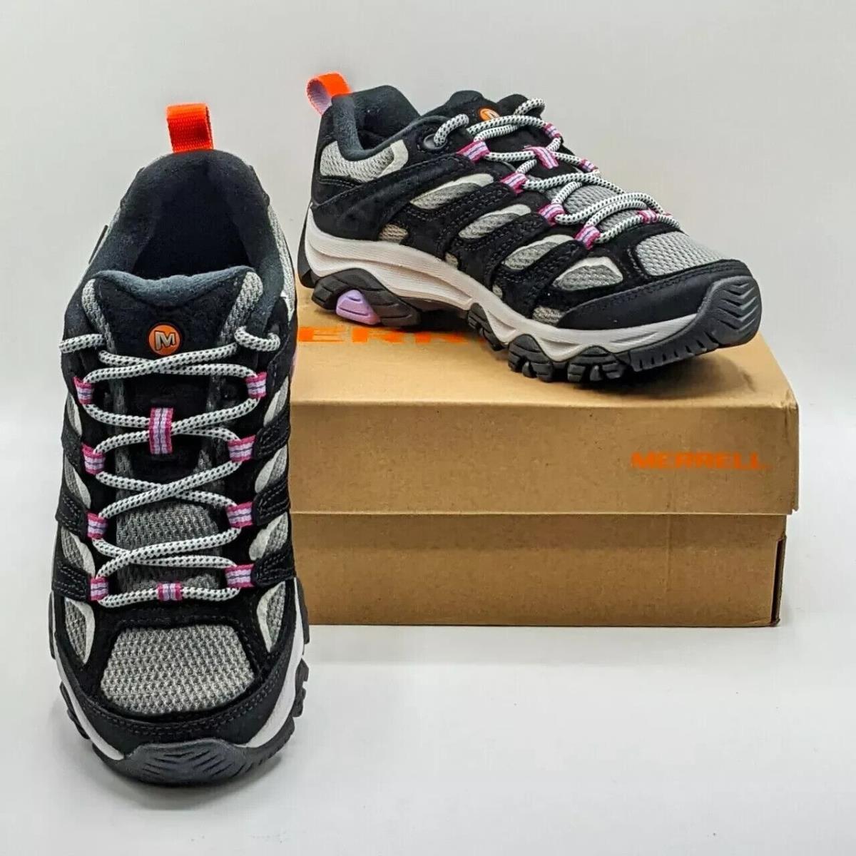 Merrell Moab 3 WP Women s Waterproof Stability Hiking Shoe Black/orchid