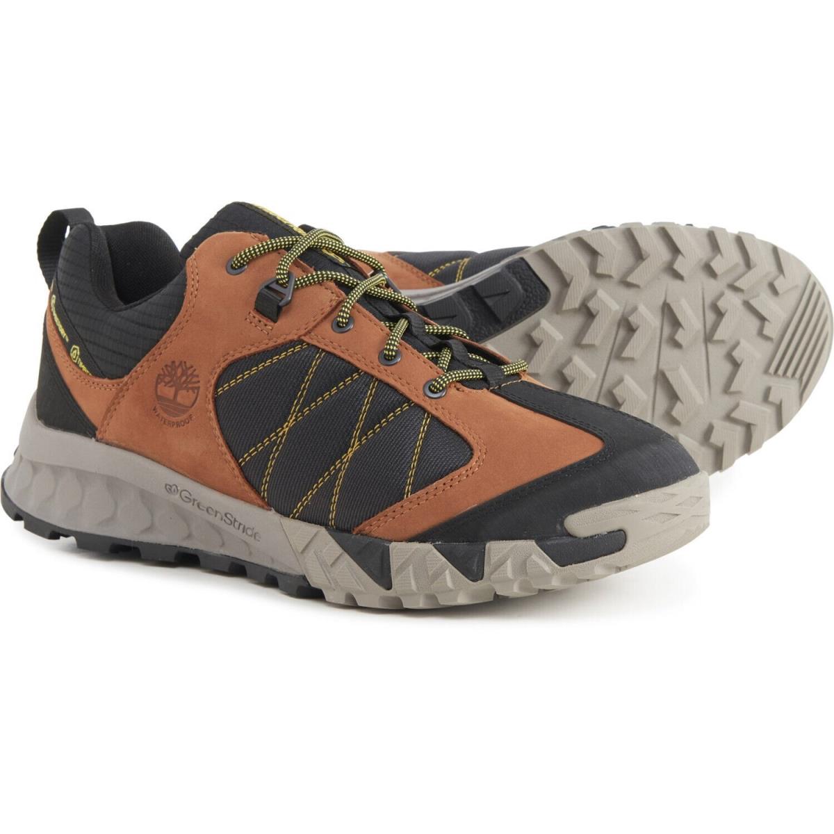 Timberland Men`s Trailquest US 13 M Rust Nubuck Synthetic Hiking Shoes