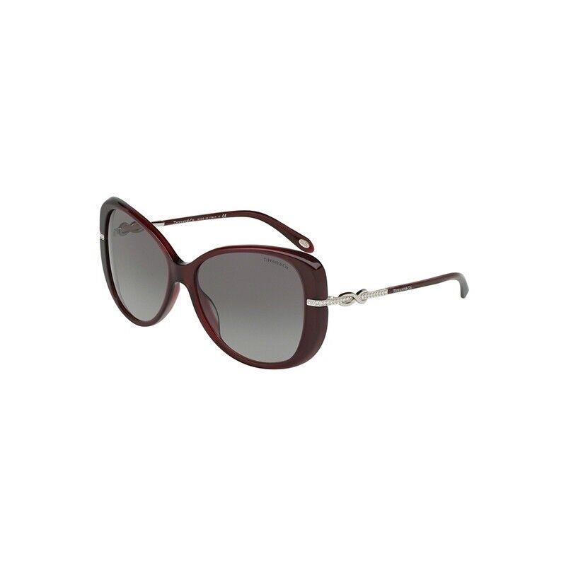 Tiffany Co. Womens Sunglasses Red Grey Lens 4126B