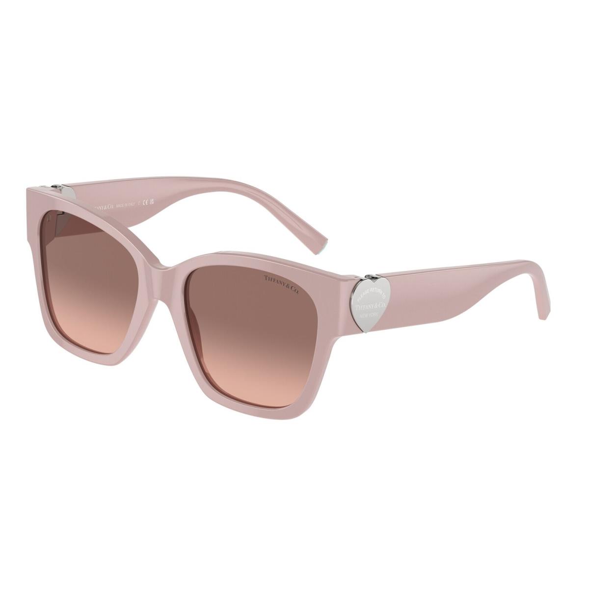 Tiffany TF4216F 839313 Dusty Pink Gradient Dark Brown 54 mm Women`s Sunglasses