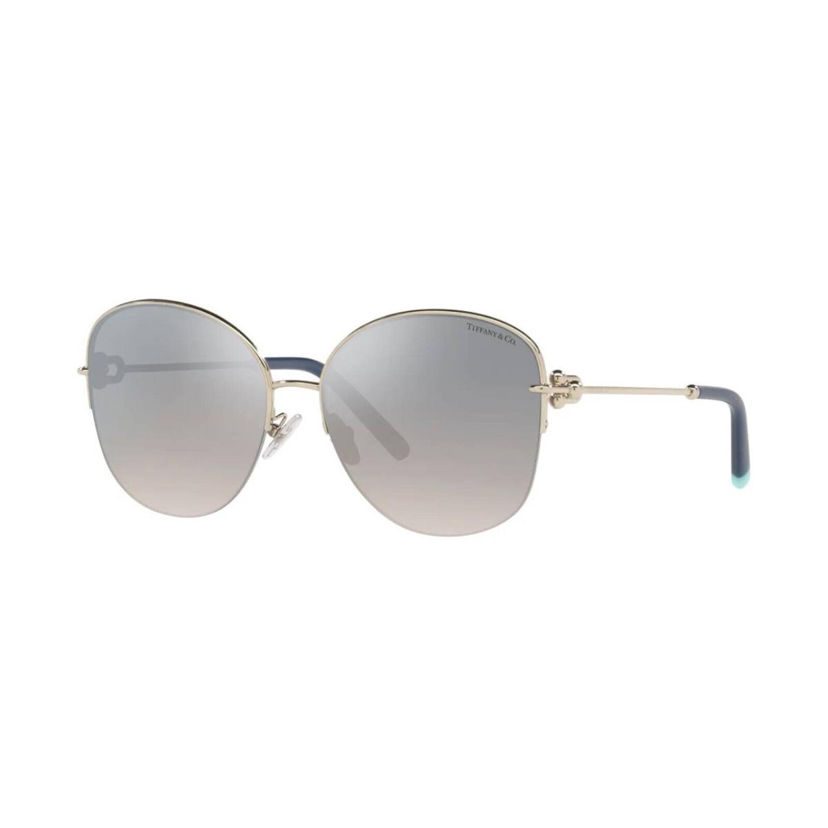 Tiffany TF 3082 Pale Gold/grey Silver Mirrored 6169/1U Sunglasses