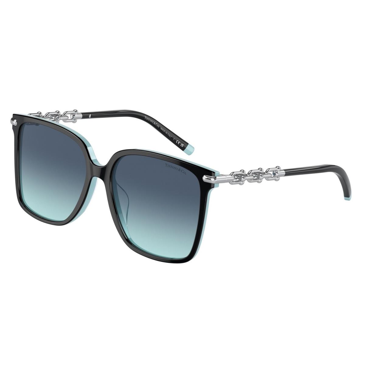 Tiffany Co. TF4194D 80559S Black Blue Azure Grad Blue 58 mm Women`s Sunglasses