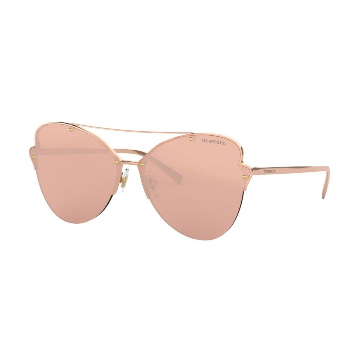 Tiffany Paper Flowers TF 3063 Rose Gold/rose Gold Mirrored Sunglasses