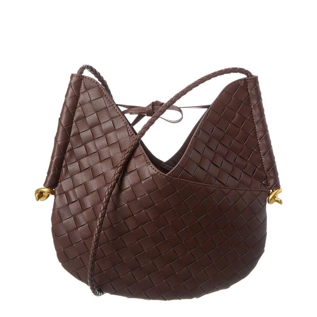 Tiffany Fred Paris Woven Leather Shoulder Bag Women`s