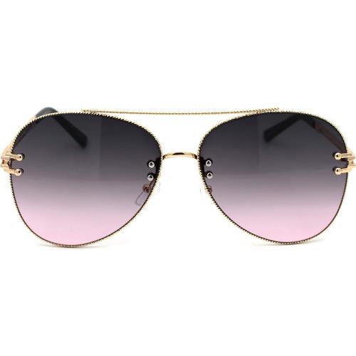 Tiffany TF3054B61023C Women Aviator Sunglasses Grey Gradient Gold/opal Blue