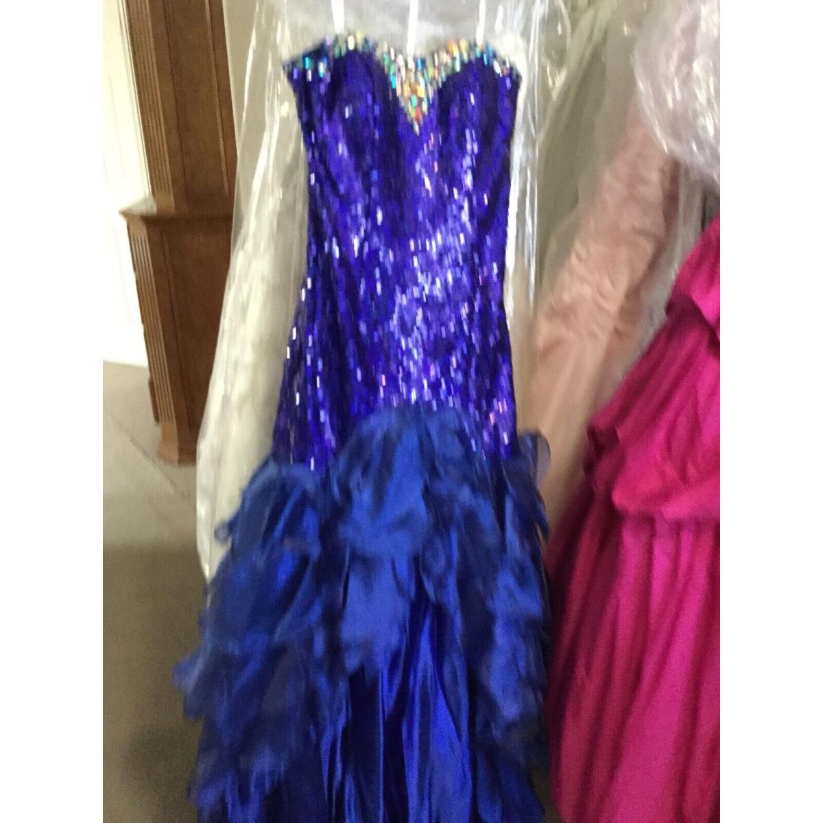 Tiffany Prom Pageant Quinceanera Ball Gown Beaded Embroidered Corset Dress 16