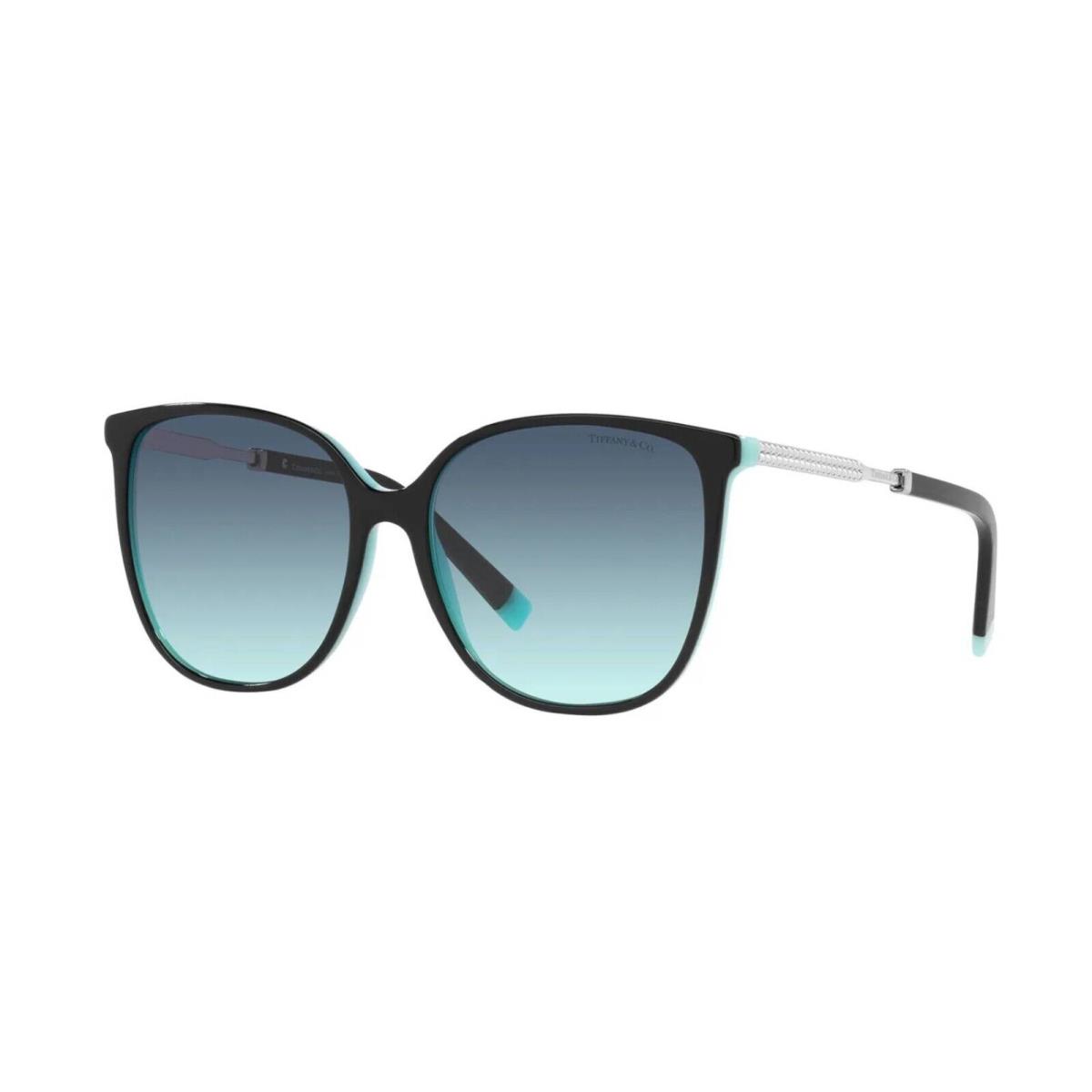 Tiffany TF 4184 Black Azure/blue Shaded Azure 8055/9S Sunglasses