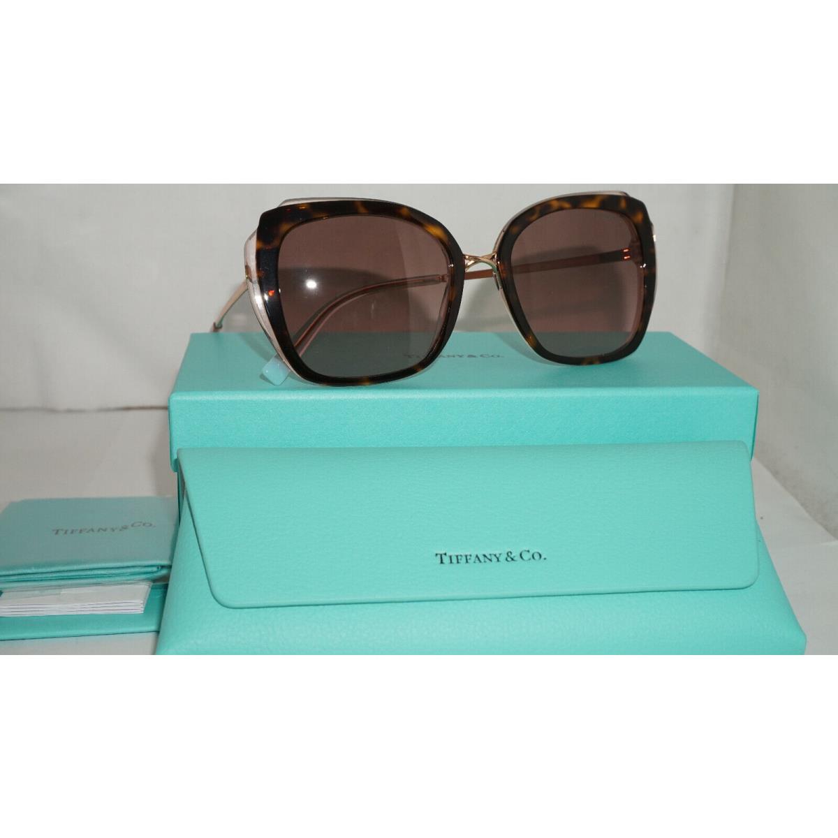 Tiffany CO Sunglasses Pink Havana Gold Brown TF4160 82879T 54 19 140