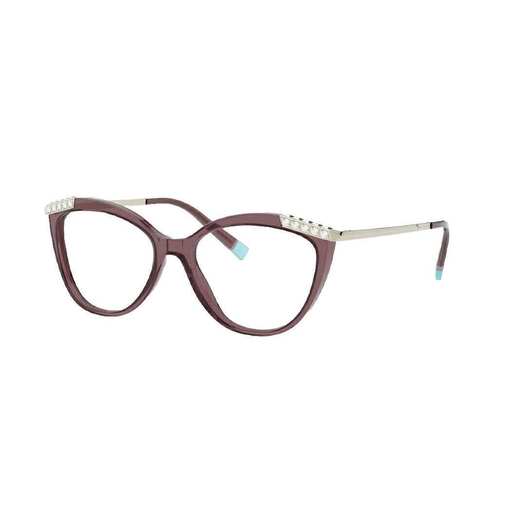 Tiffany Co. TF2198B 8314 Transparent Pink Brown Women`s Eyeglasses 51 mm Frames