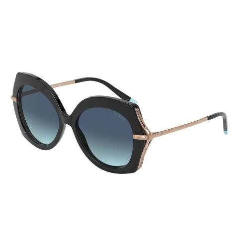 Tiffany Wheat Leaf TF 4169 Black/blue Shaded 8001/9S Sunglasses