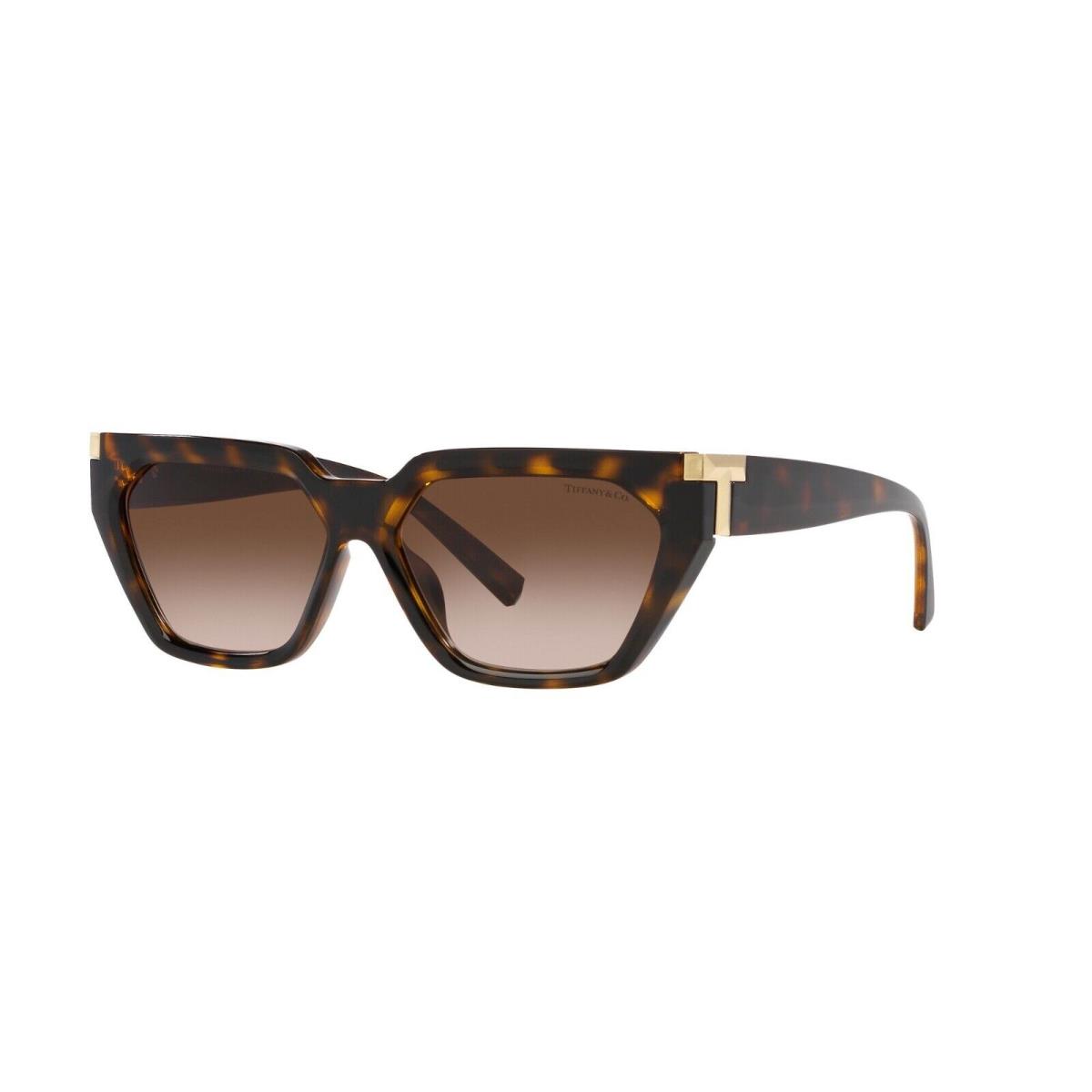 Tiffany TF 4205U Havana/brown Shaded 8015/3B Sunglasses