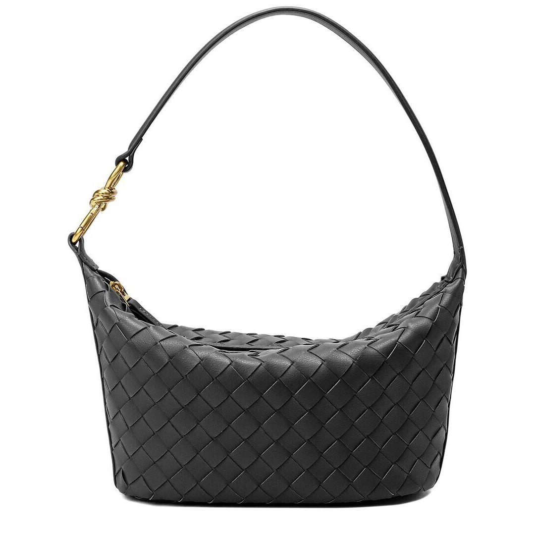 Tiffany Fred Paris Woven Leather Hobo Shoulder Bag Women`s