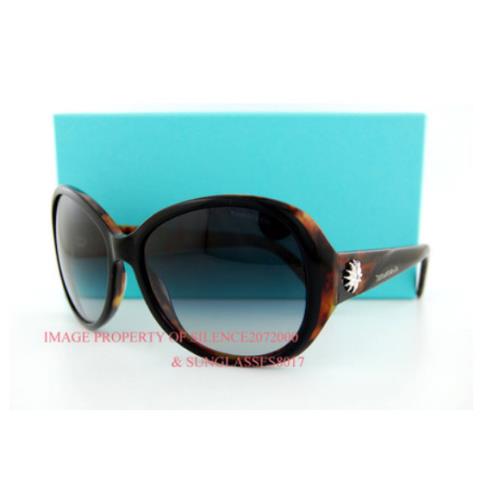 Tiffany Co. Sunglasses 4027G 80503C Black and Havana Women