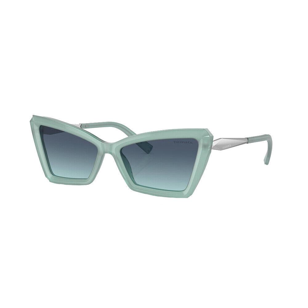 Tiffany Co. TF 4203 83739S Light Blue Opal Plastic Sunglasses Azure Blue