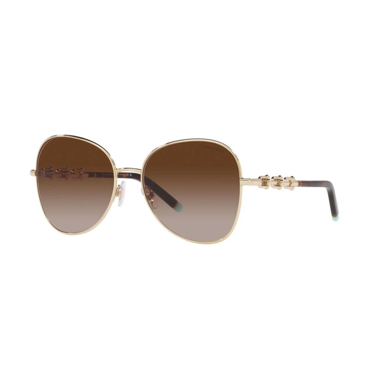 Tiffany TF 3086 Gold/brown Shaded 6021/3B Sunglasses