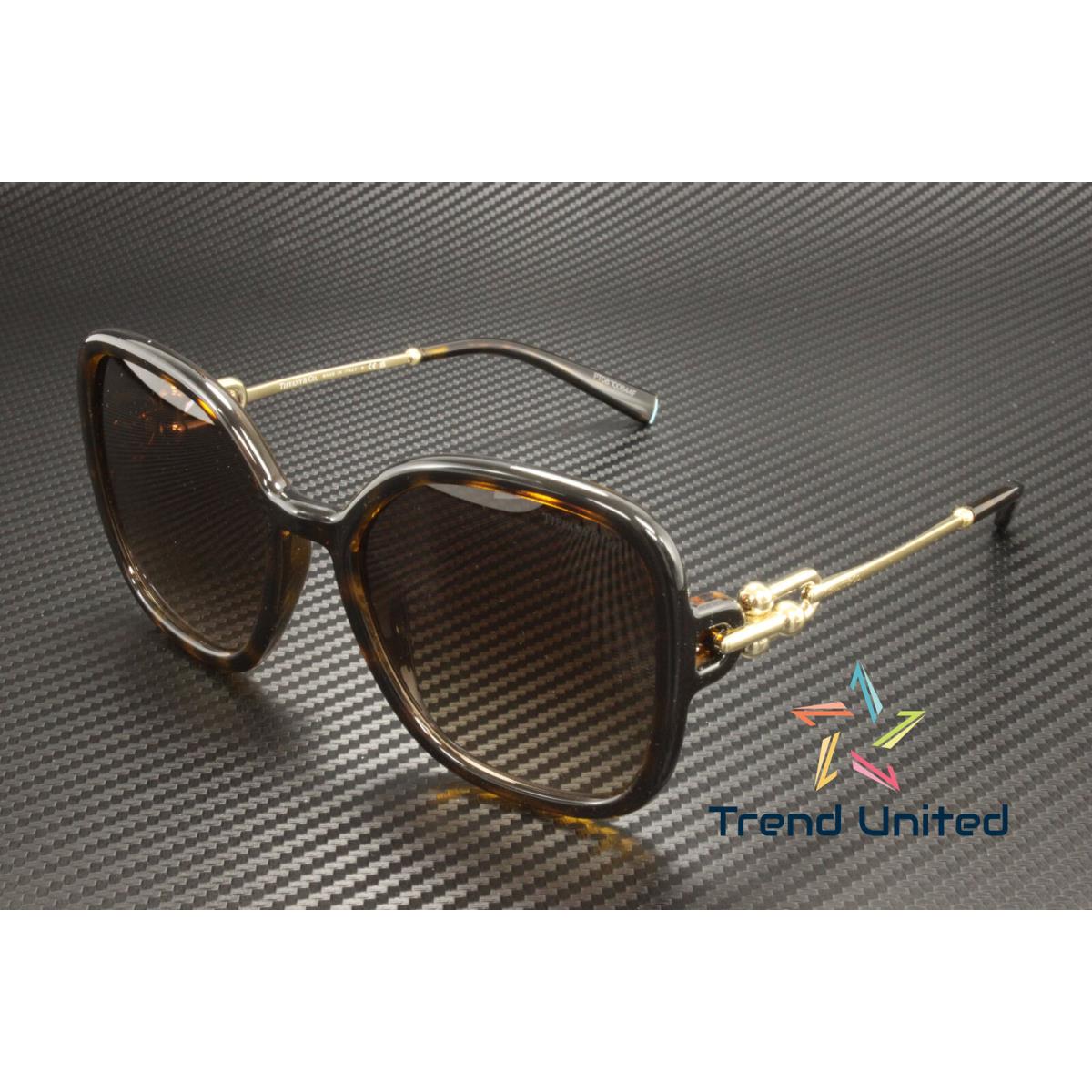 Tiffany TF4202U 80153B Havana Brown Gradient 57 mm Women`s Sunglasses