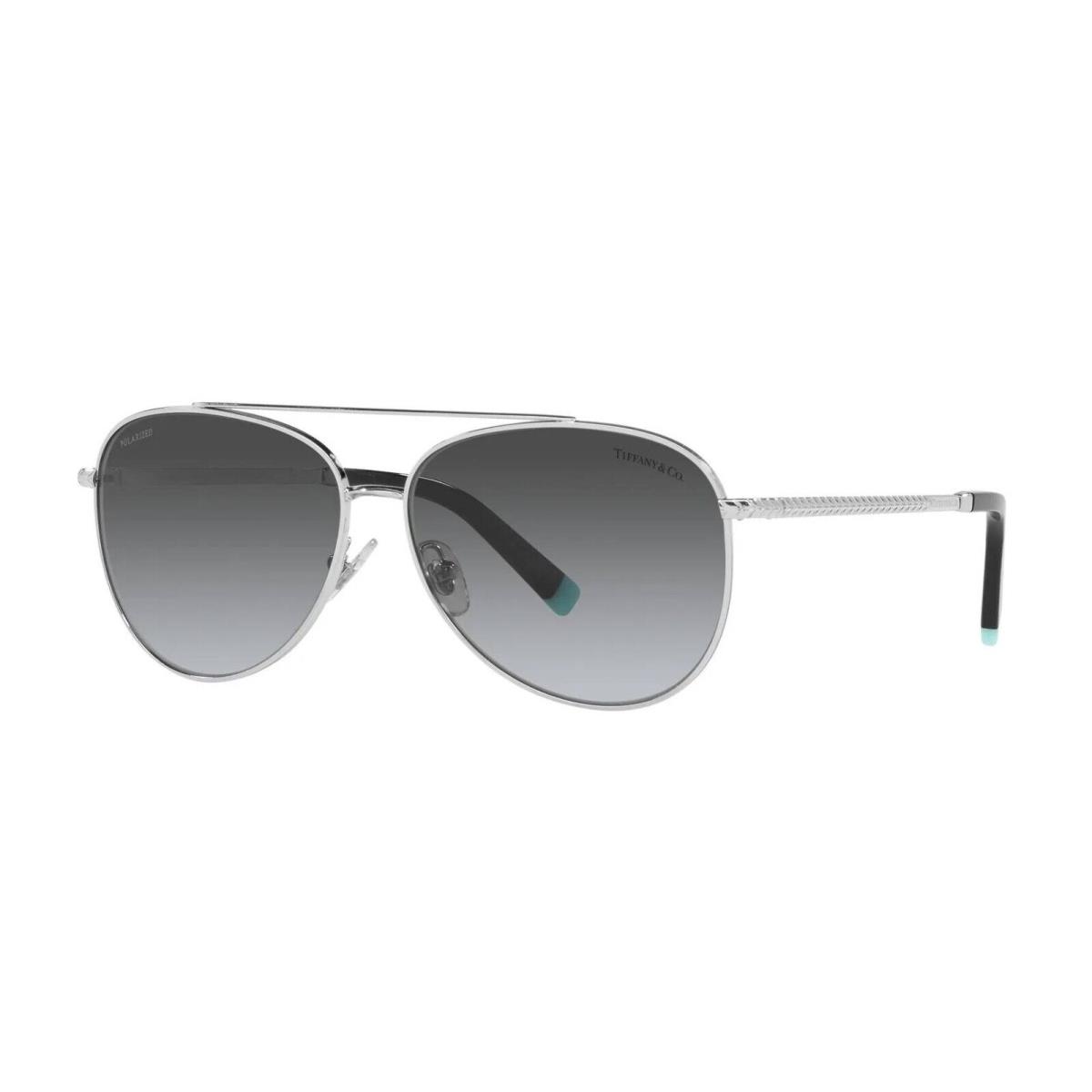 Tiffany TF 3074 Silver/grey Shaded Polarized 6001/T3 Sunglasses