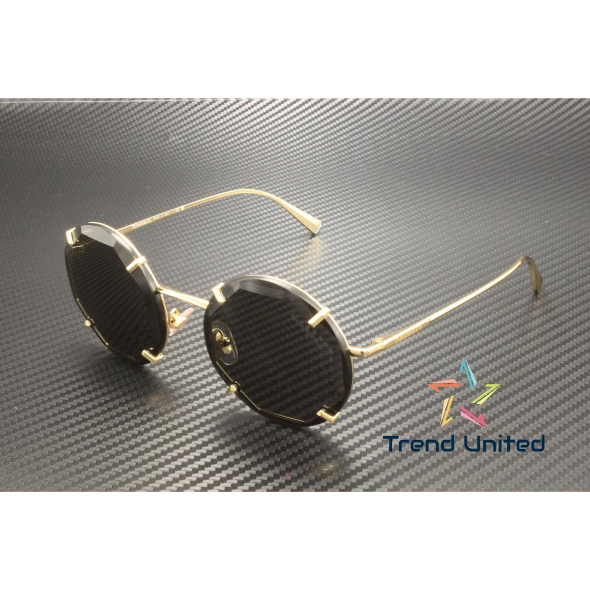 Tiffany TF3091 6002S4 Gold Dark Grey 52 mm Women`s Sunglasses