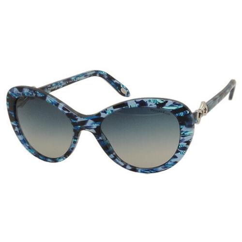 Tiffany Co Sunglasses TF4059 81304L 54mm Blue Havana / Grey Gradient Lens