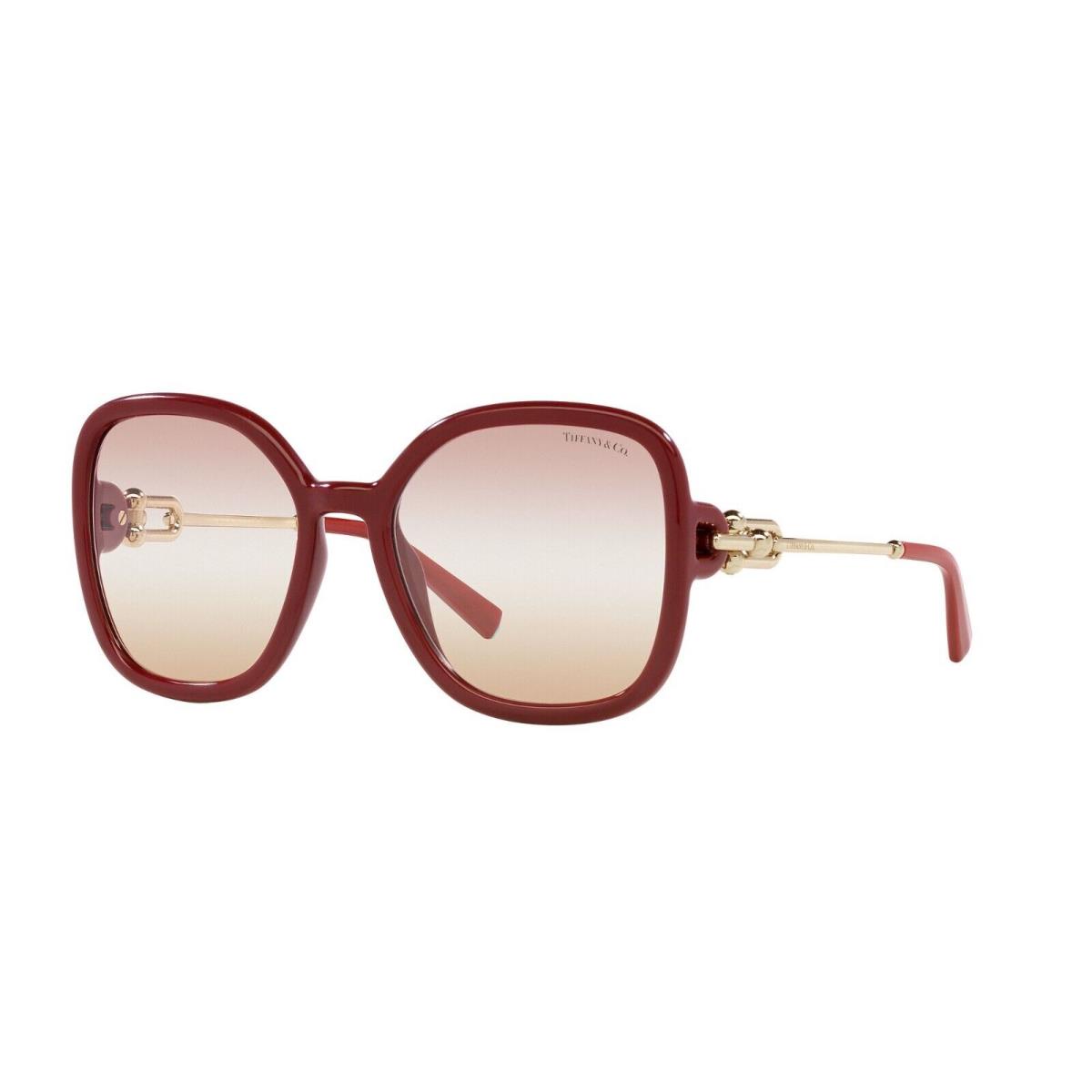 Tiffany TF 4202U Burgundy/pink Brown Shaded 8380/EL Sunglasses