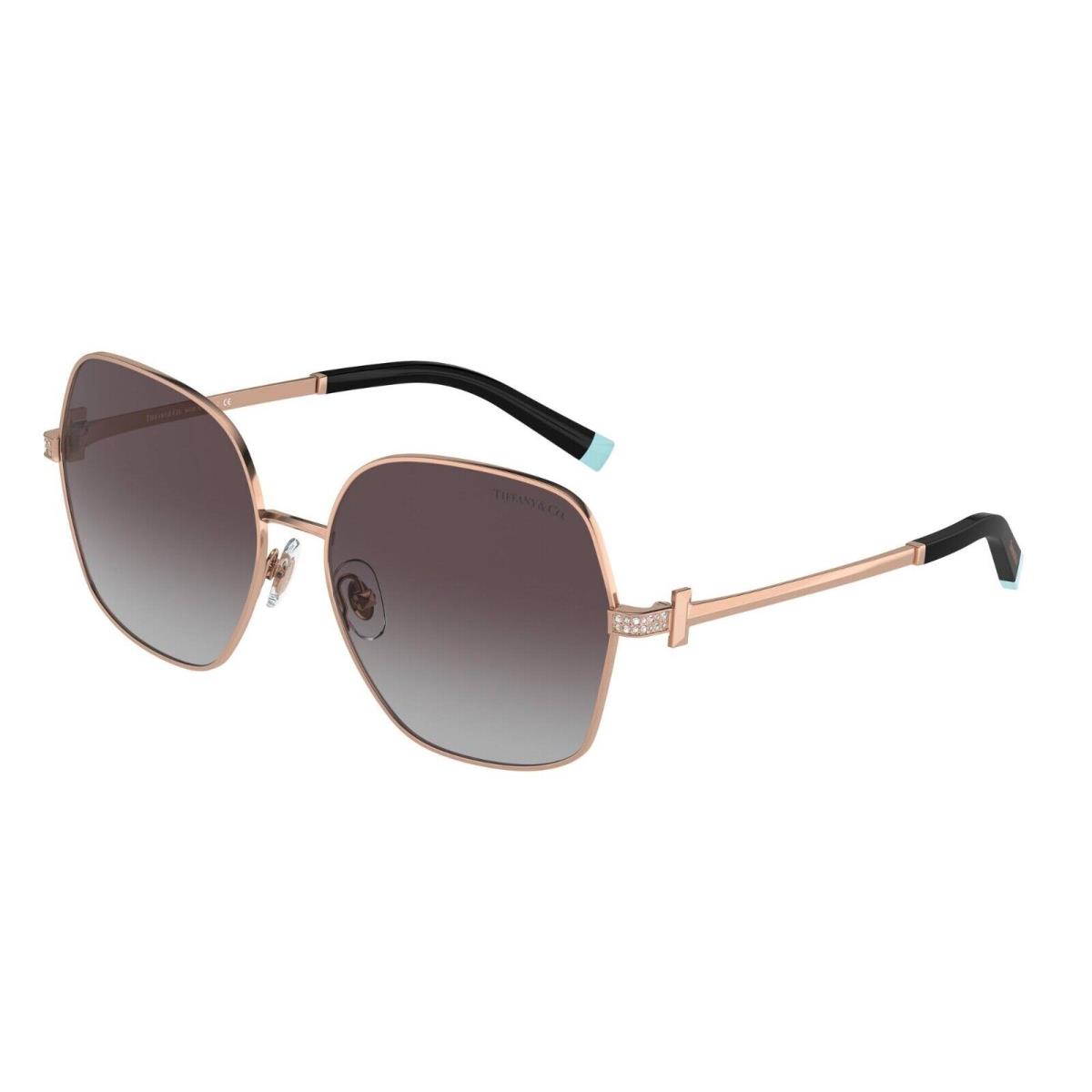 Tiffany TF 3085B Rose Gold/grey Shaded 6105/3C Sunglasses