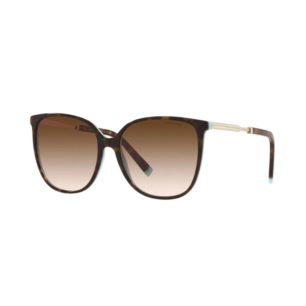 Tiffany TF 4184 Havana Azure/brown Shaded 8134/3B Sunglasses