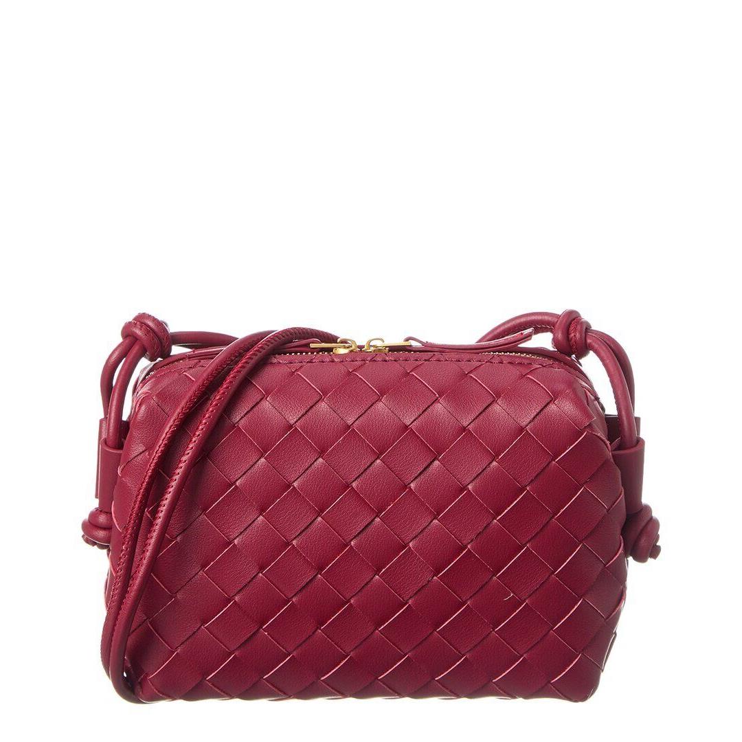 Tiffany Fred Paris Soft Leather Crossbody Women`s Red