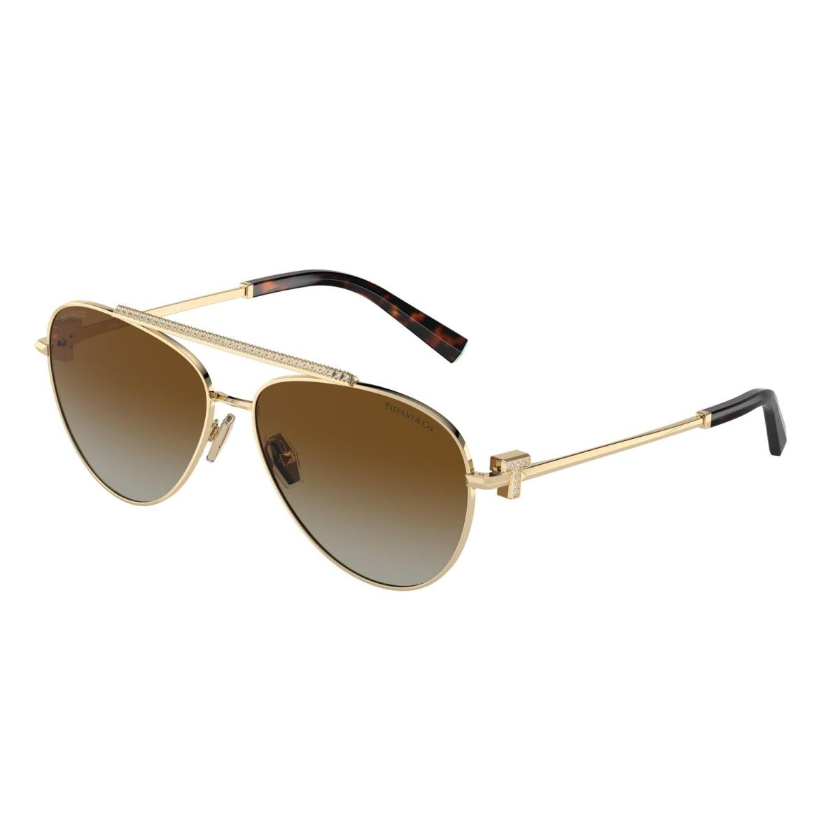 Tiffany 3101B Sunglasses 6208T5 Gold