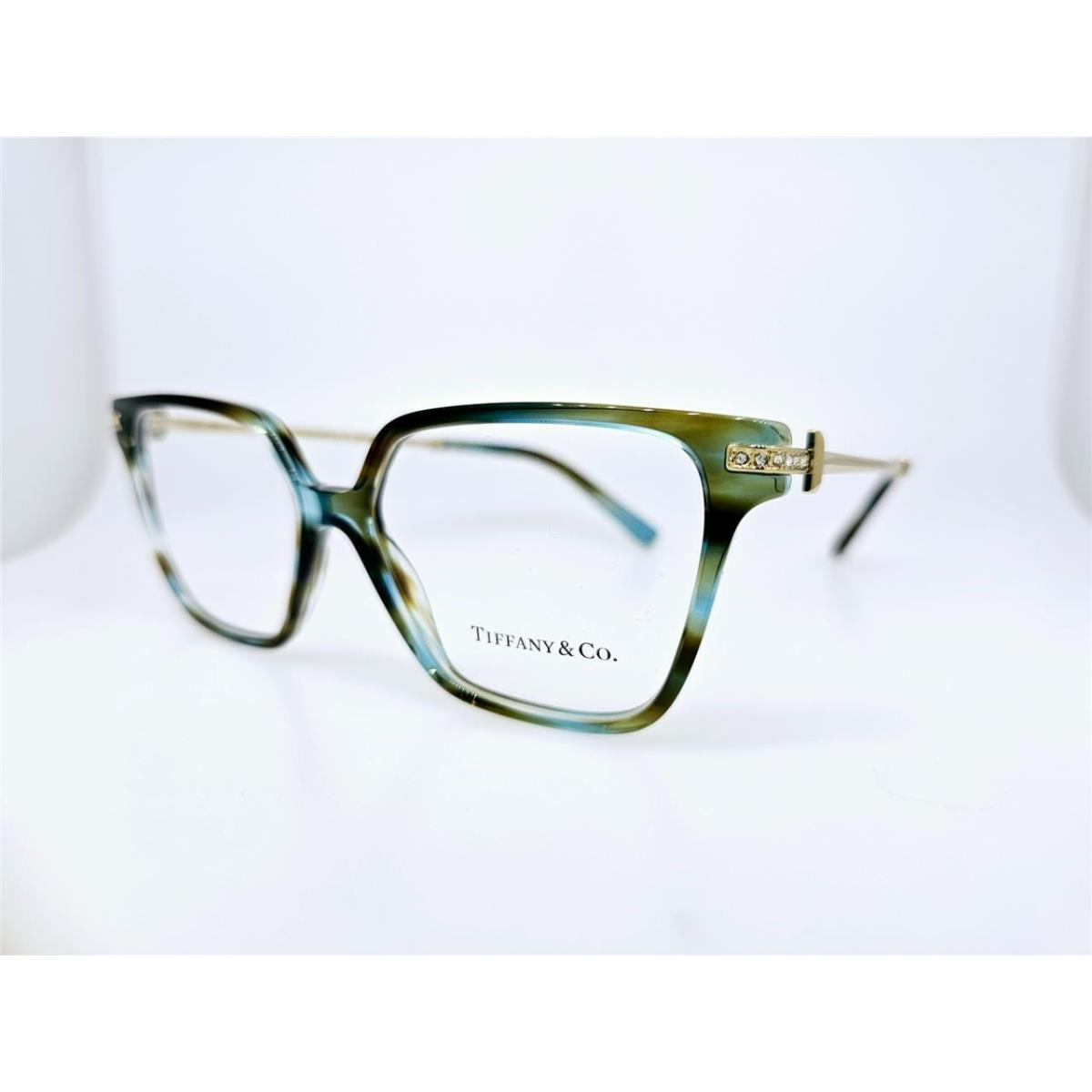 Tiffany CO Prescription TF2234B 8124 54MM Ocean Turquoise Frame W/ Demo Lenses