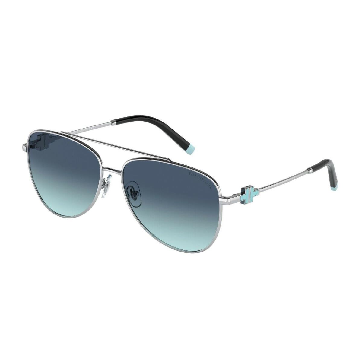 Tiffany TF 3080 Silver/blue Shaded 6001/9S Sunglasses