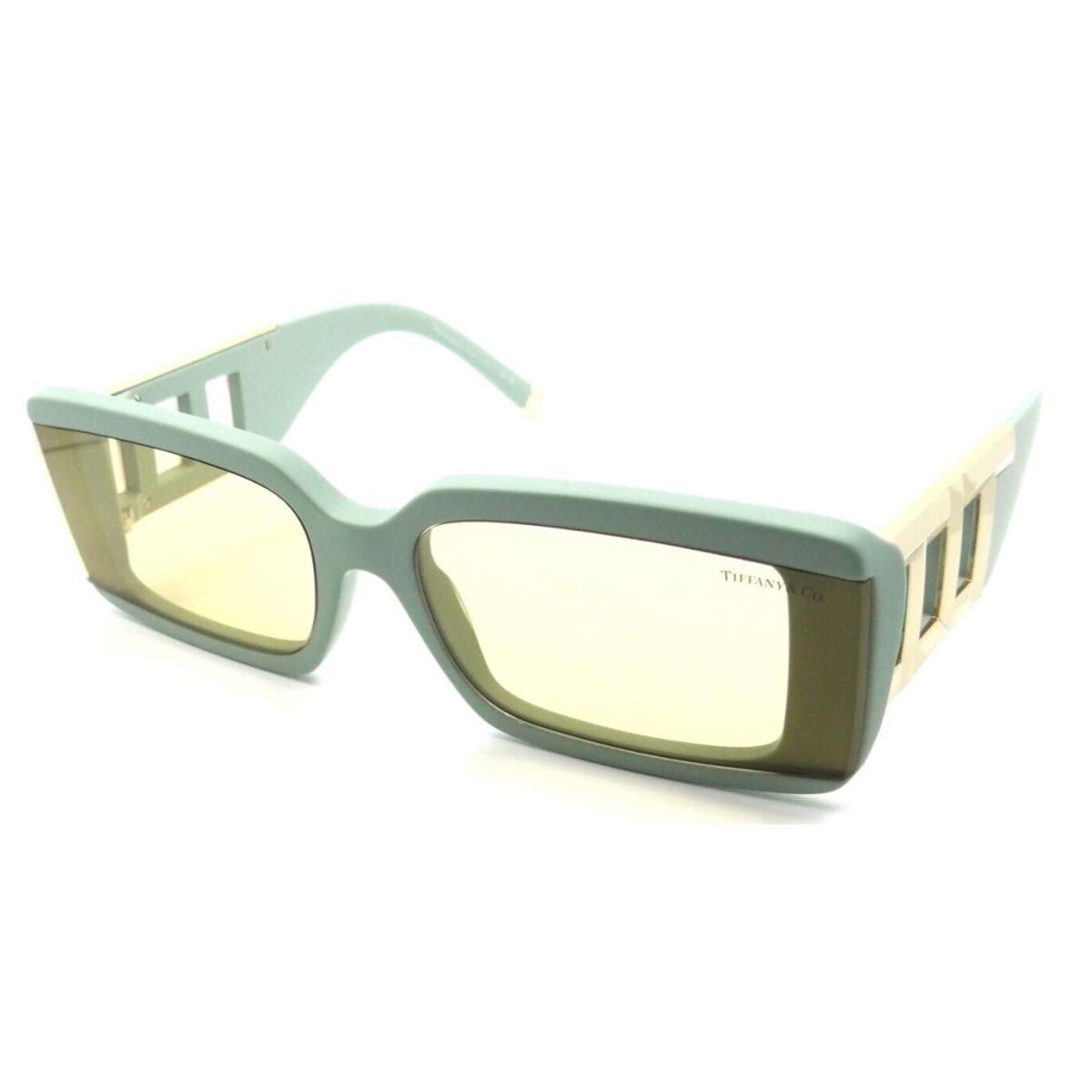 Tiffany Co Sunglasses TF 4197 8365/8 62-17-140 Matte Sage Green / Light Yellow