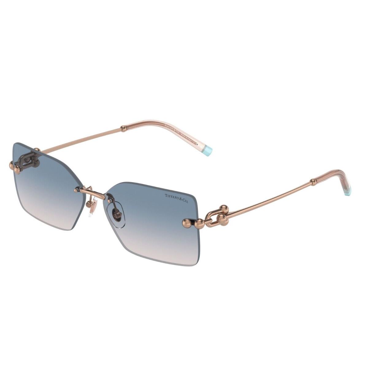 Tiffany TF 3088 Rose Gold/blue Shaded 6105/16 Sunglasses