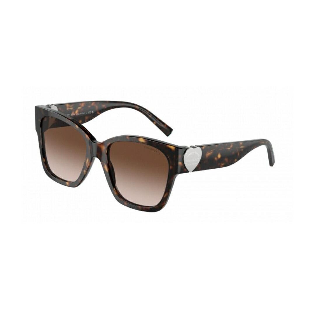 Tiffany TF 4216F 8015/3B Havana Brown Gradient Square 54 mm Sunglasses