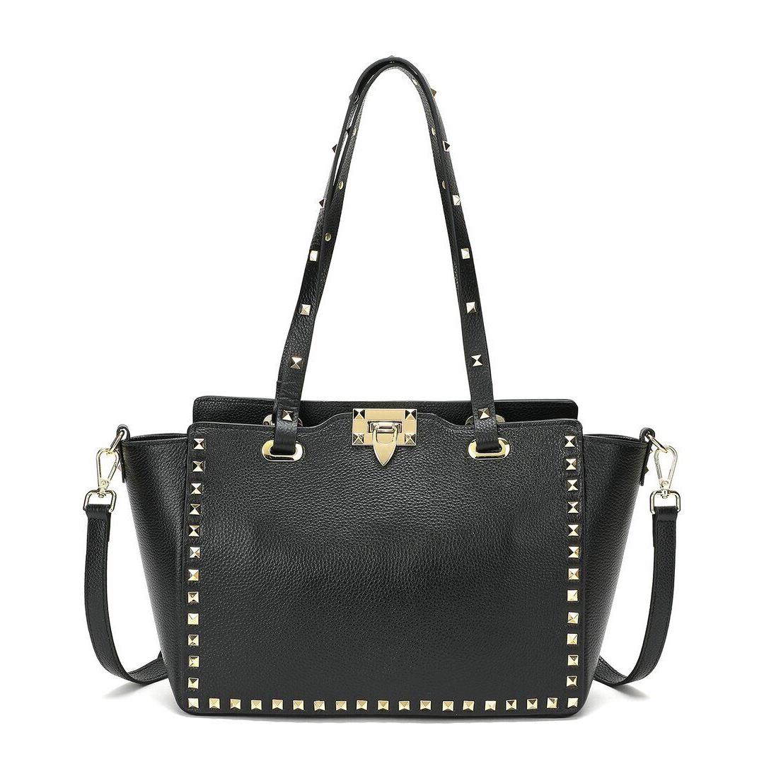 Tiffany Fred Paris Grained Leather Tote Women`s Black