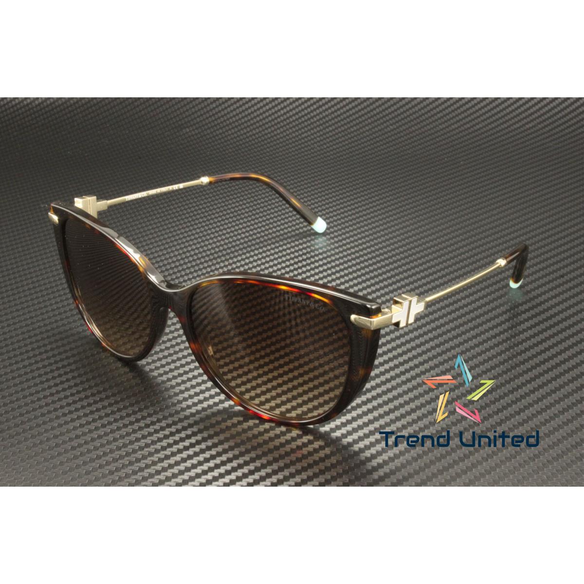 Tiffany Co. TF4178 80153B Havana Brown Gradient 57 mm Women`s Sunglasses