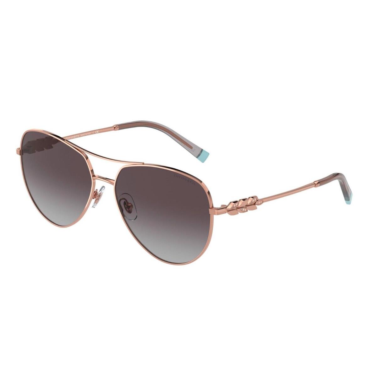 Tiffany TF 3083B Rose Gold/grey Shaded 6170/3C Sunglasses