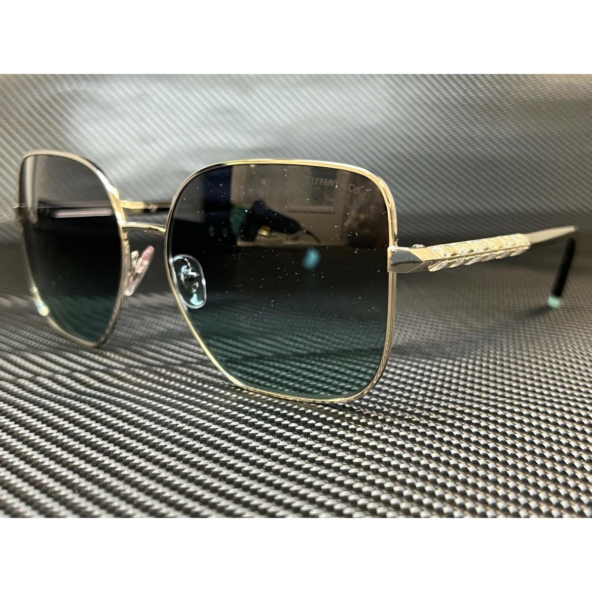 Tiffany TF3078B 61059S Silver Square Women`s 60 mm Sunglasses