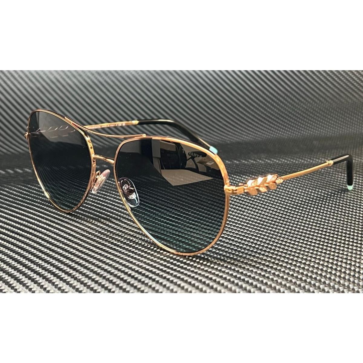 Tiffany Co. TF3083B 61059S Pink Gold Blue Gradient Women`s 59 mm Sunglasses