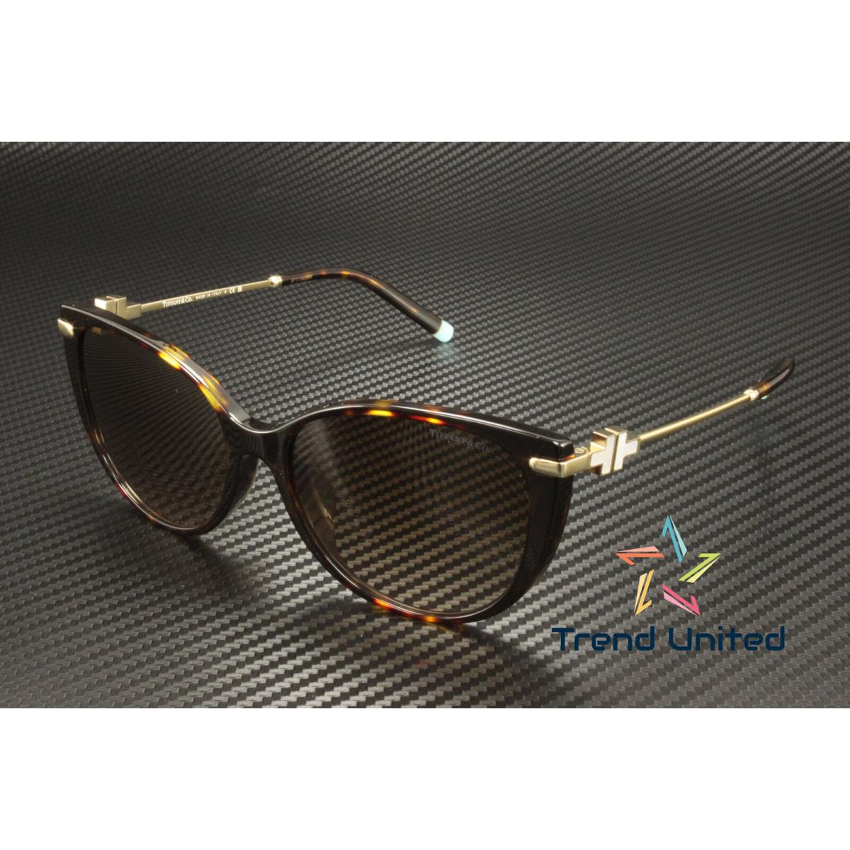 Tiffany Co. TF4178F 80153B Havana Brown Gradient 57 mm Women`s Sunglasses