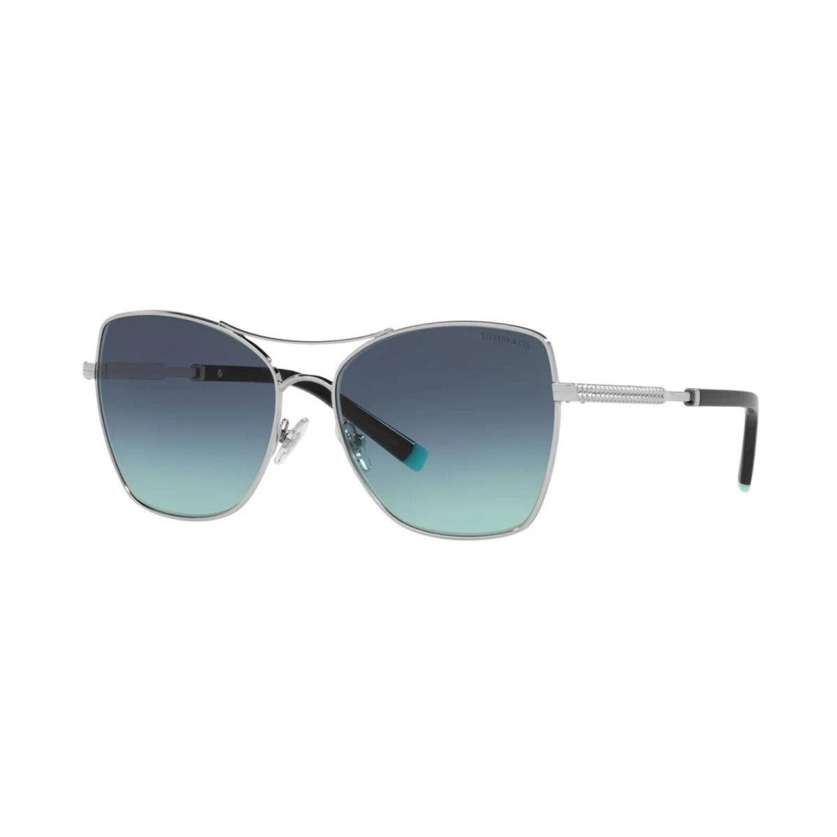 Tiffany TF 3084 Silver/blue Shaded 6001/9S Sunglasses