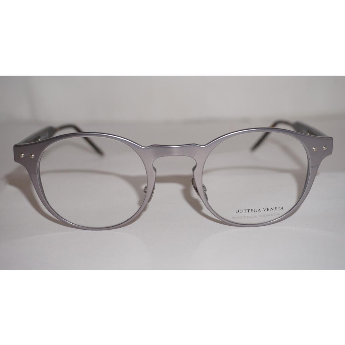 Bottega Veneta Eyeglasses Round Silver Havana BV0180O 002 48 23 150