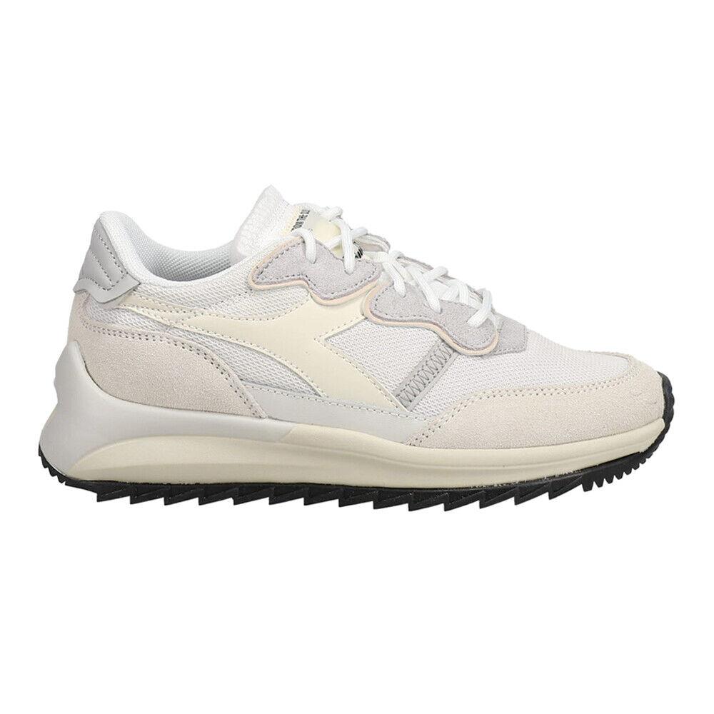 Diadora Jolly Pure Lace Up Womens Off White White Sneakers Casual Shoes 178545